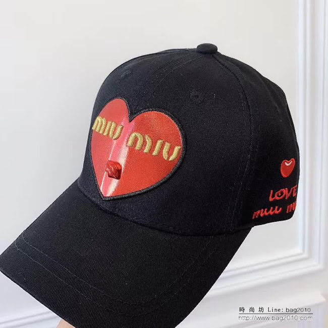miu miu 爆新款 時尚百搭棒球帽 四季可戴 LLWJ7005